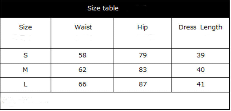 Sexy black bandage skirt