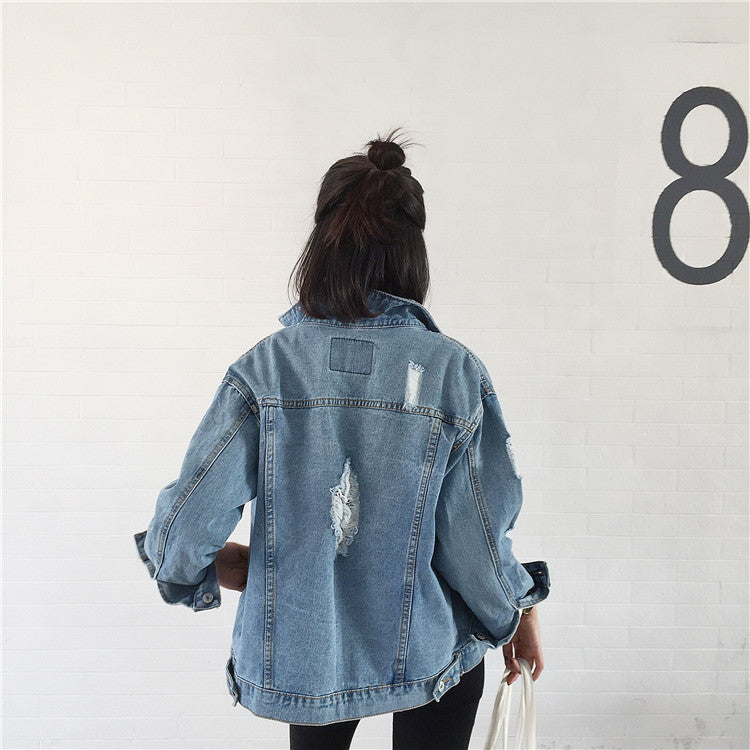 Long-Sleeved Denim Jacket