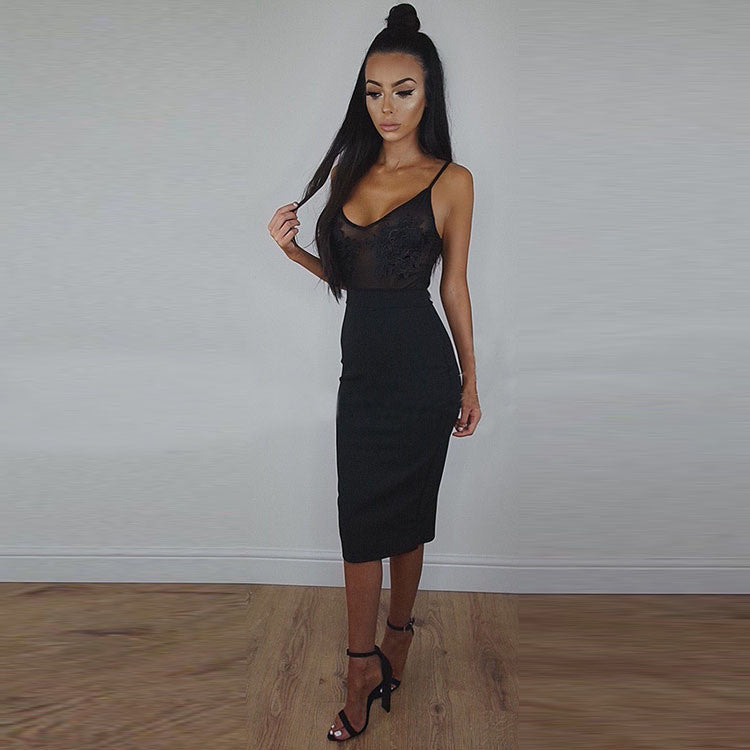 SEXY LACE PACK HIP DRESS