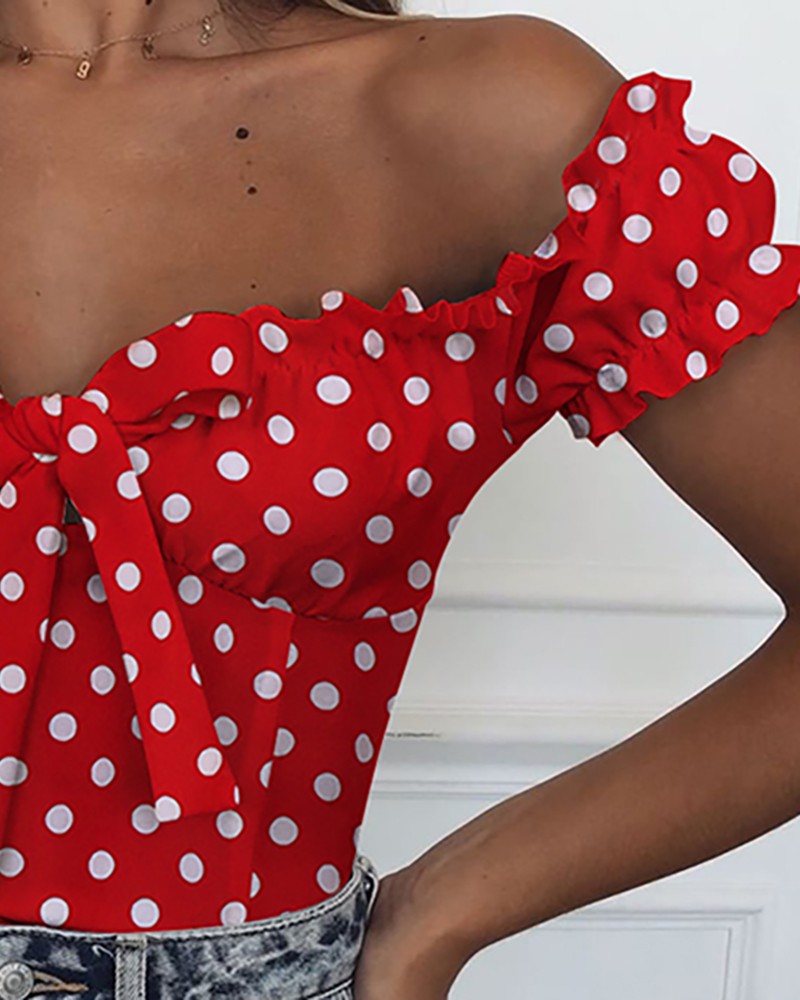 Sweet Short Sleeve Slim Top