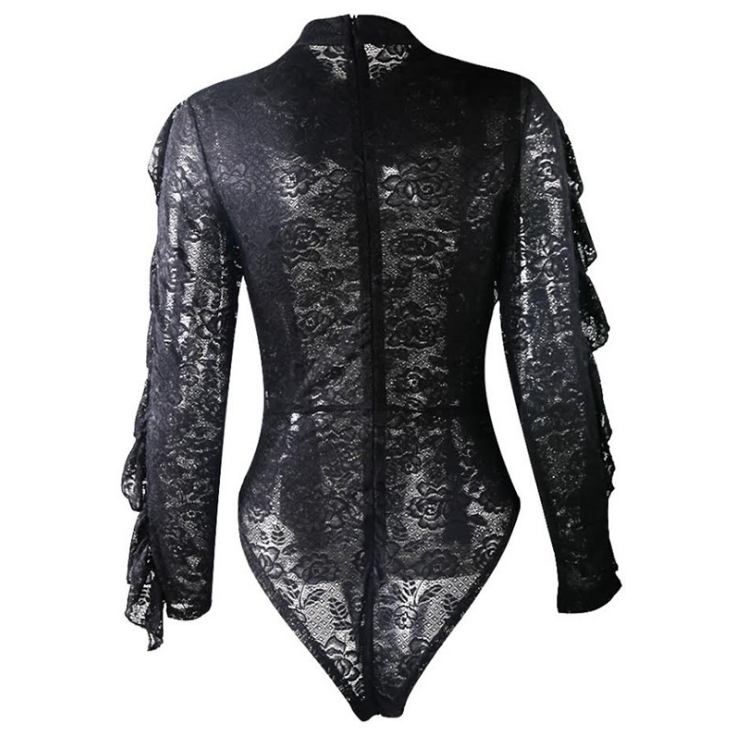 Fashion Lace Long Sleeve Shirt