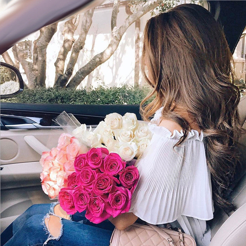 Solid Color Chiffon Shirt