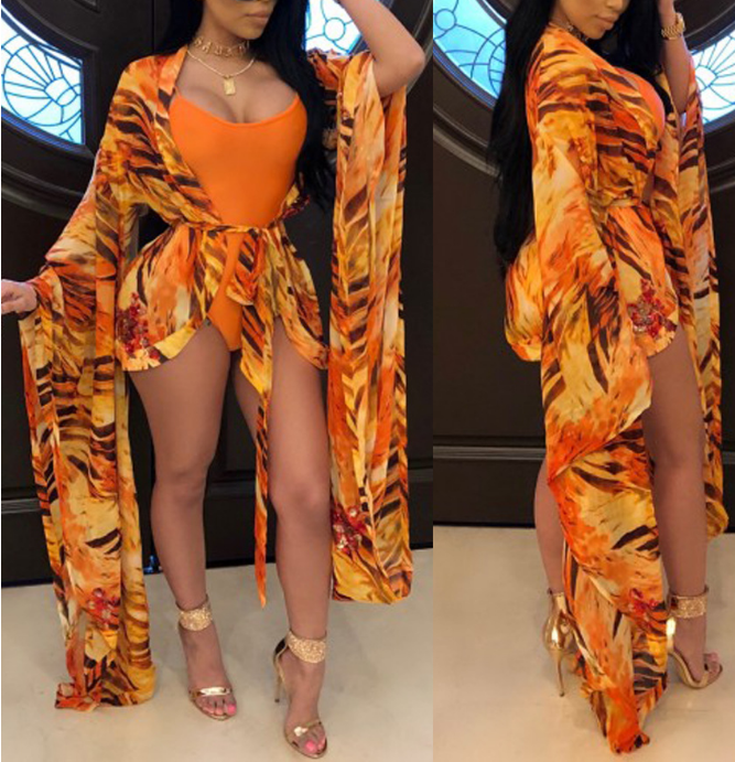 Sexy Printed Two-Piece Swimsuit Bikini