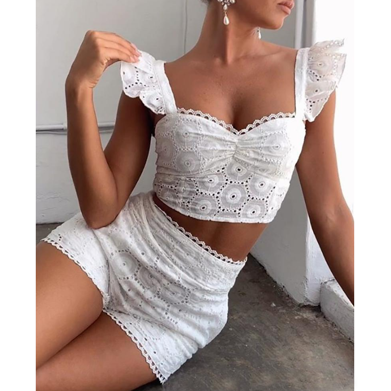 Fashion Lace Two-piece Set