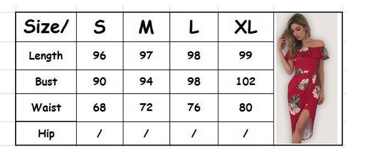 Sexy Strapless Printing Dress