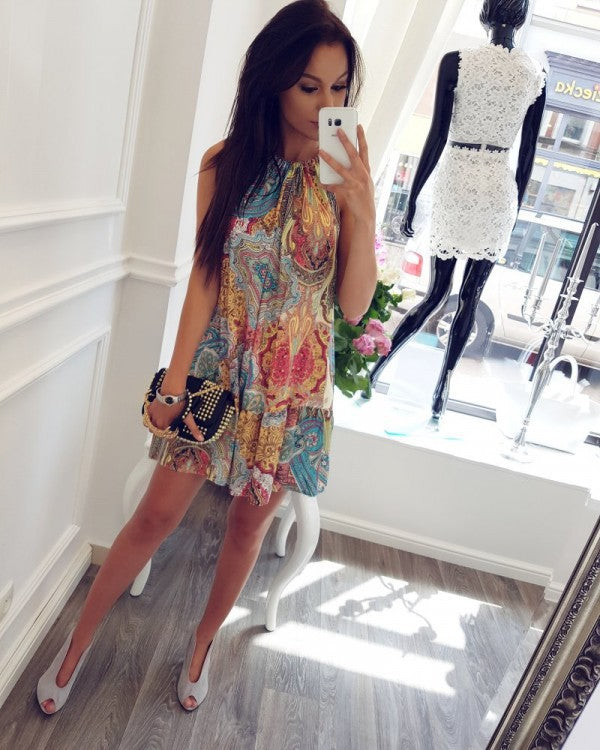 Fashion Printing Beach Dress