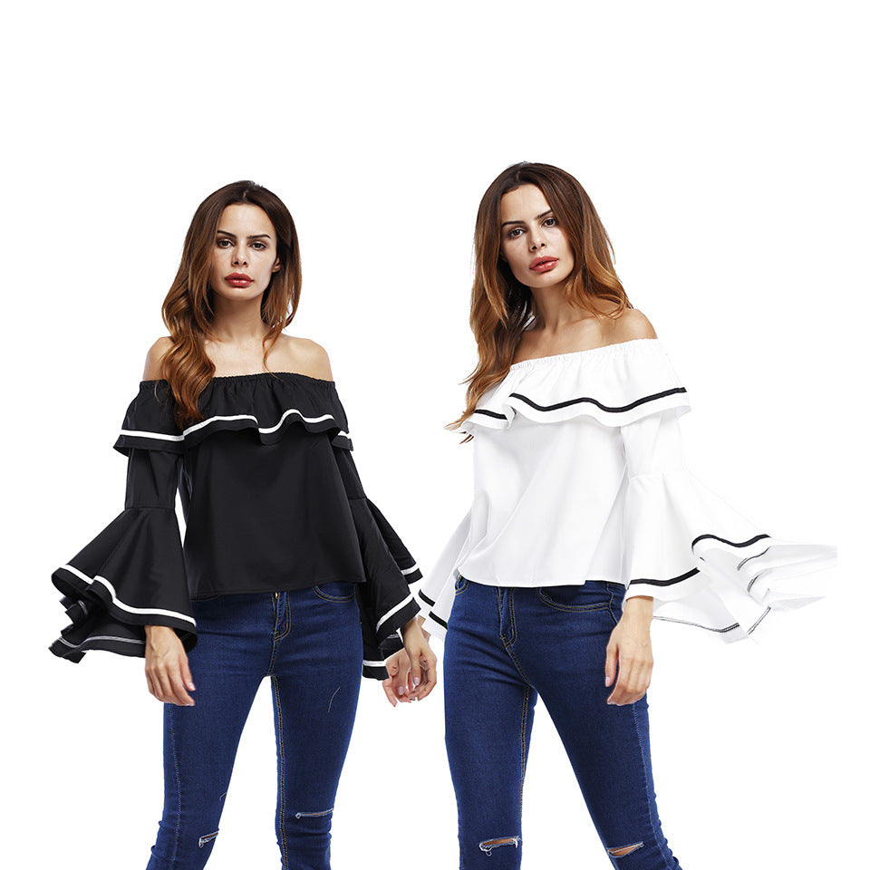 Women'S Loose Strapless T-Shirt