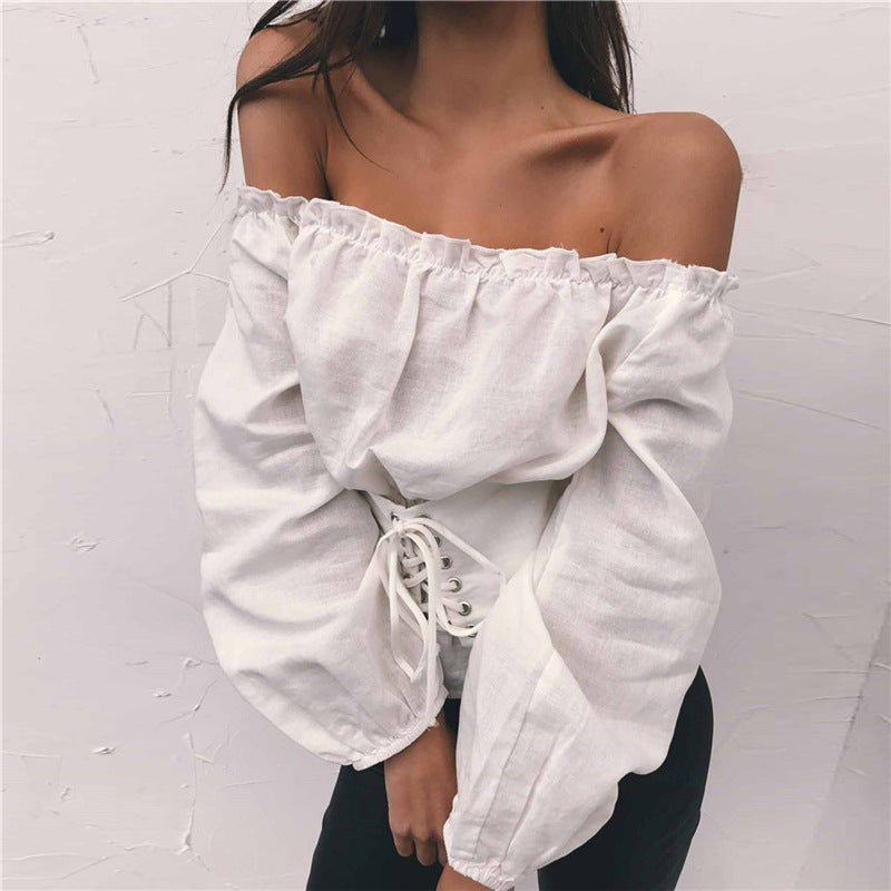 Hot Sale Winter Women's Fashion Shaped Long Sleeve T-shirts