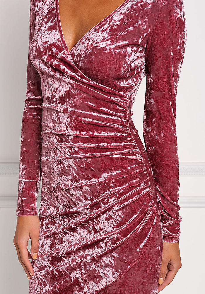 Long Sleeve Sexy V-Neck Slim Dress