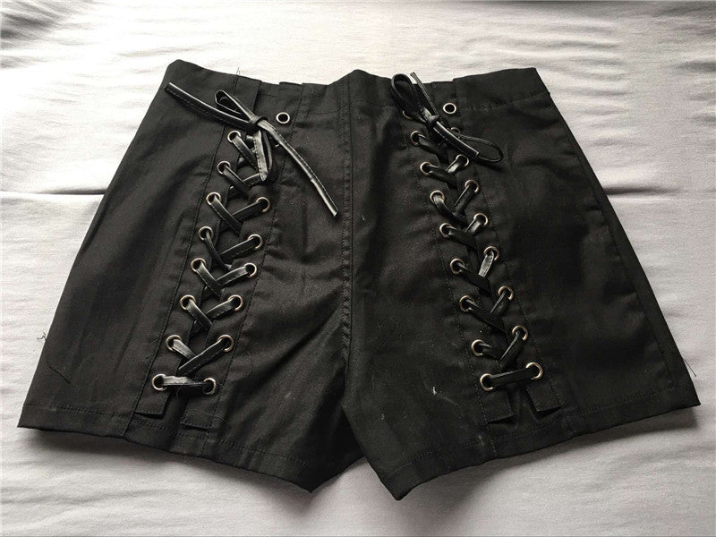 Fashion Black High Waist Shorts
