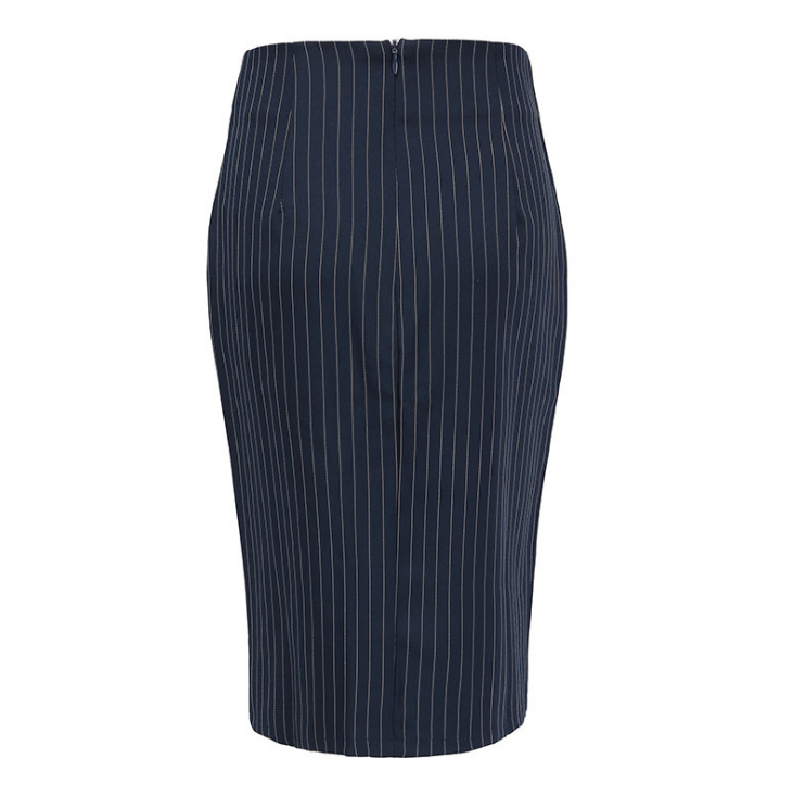 Sexy Women'S Fashion Striped Bag Hip Skirt