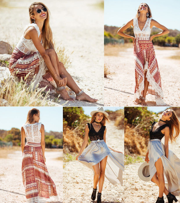 Sexy V-neck Ruffle One-piece