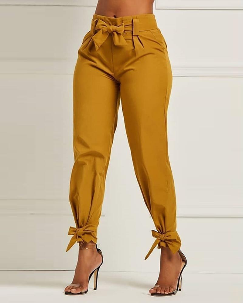 Elegant Fashion High Waist Pants