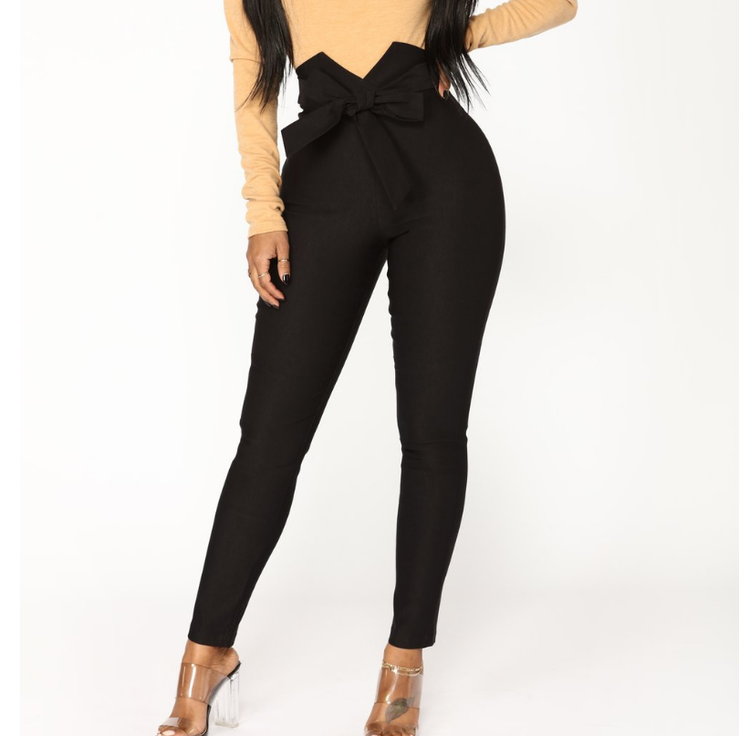 Slim Sexy Bowknot Pants