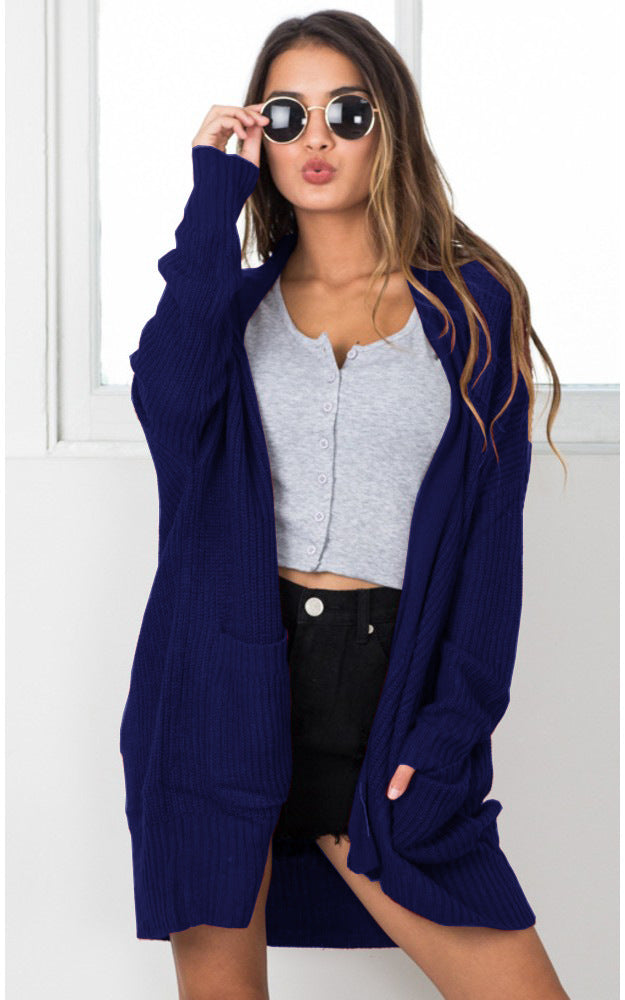 Women'S Long Sleeve Knitting Cardigan Jacket