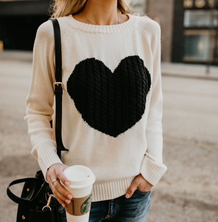 Women'S Solid Color Long Sleeves Knitted Sweaters