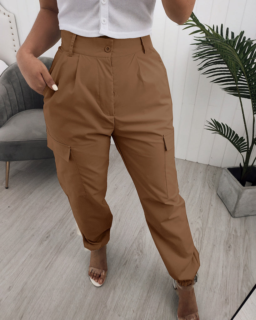 Women'S Casual Solid Color Pants