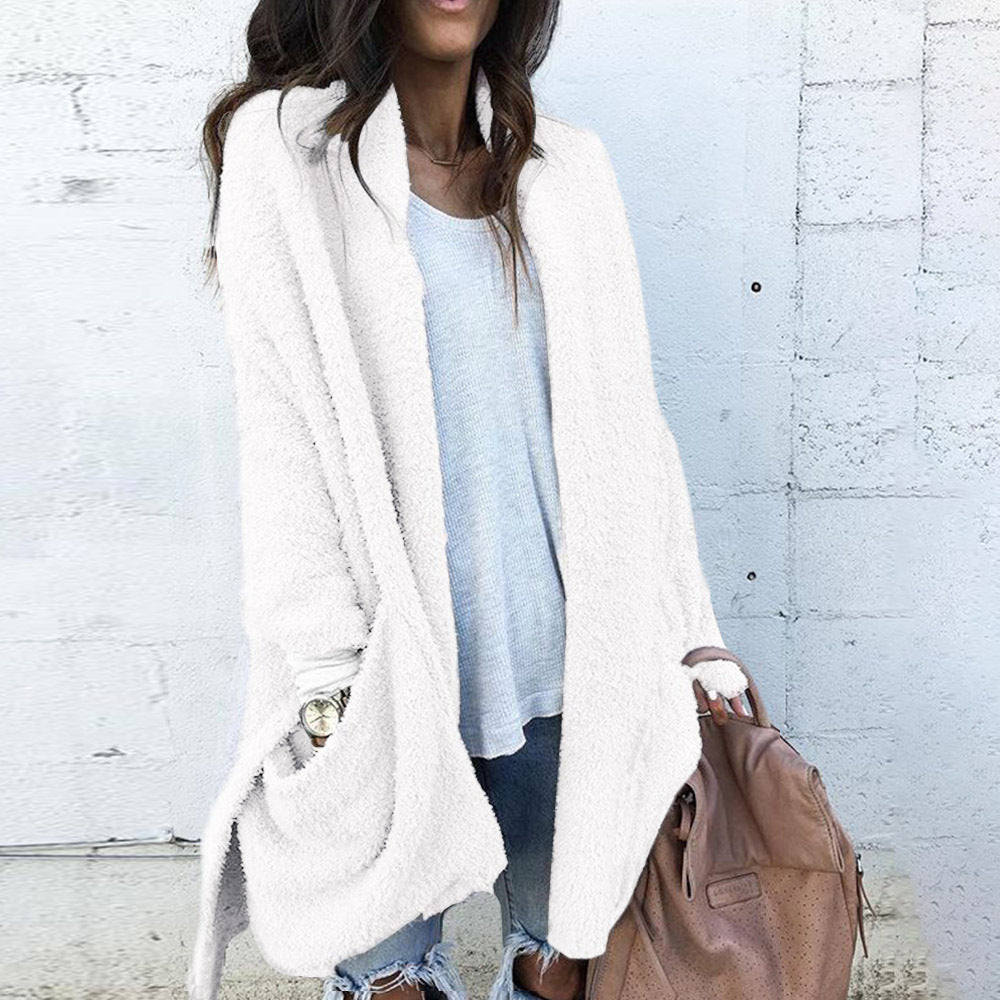 Women Pocket Long-Sleeved Jacket