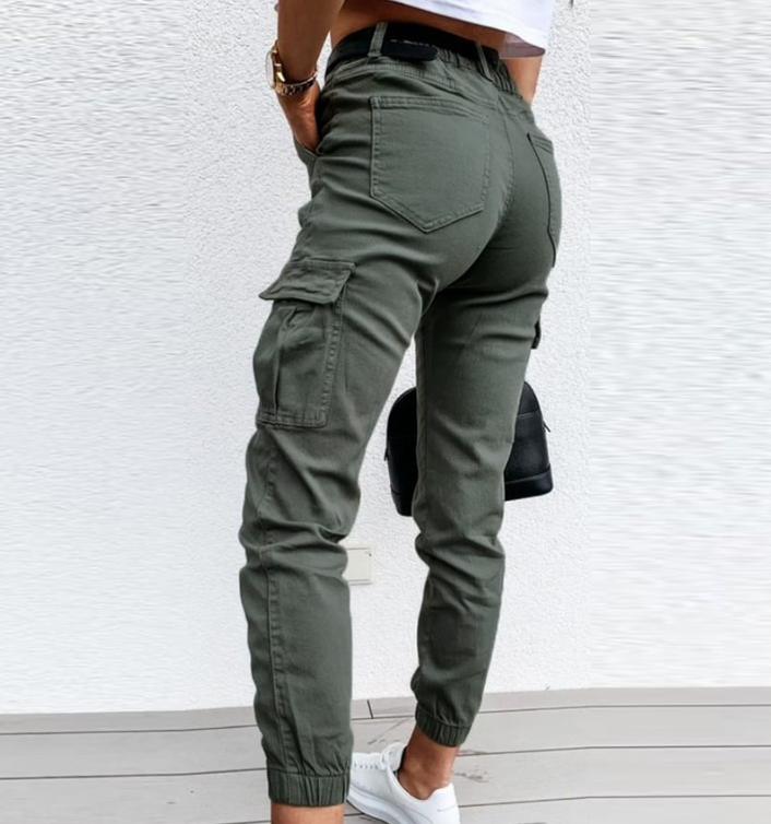 Fashion Women'S Green Long Pants