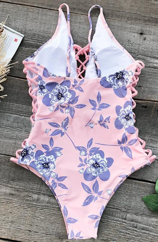 Sexy Printed One Piece Swimwear