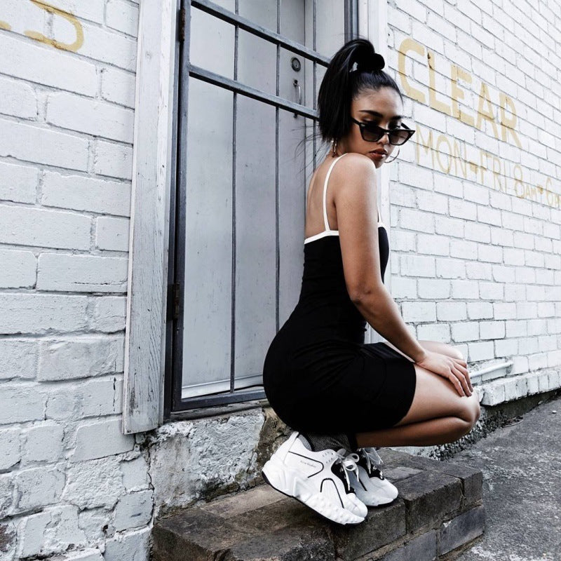 Women'S Sexy Sling Package Hip Dress