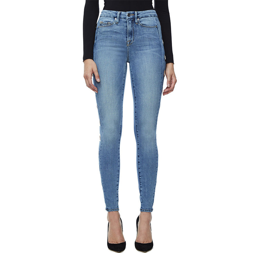 Sexy Zipper Denim Pants