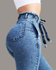 Women Slim Stretch High Waist Jeans
