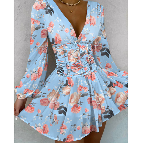 Fashion Sexy Long Sleeve Dress