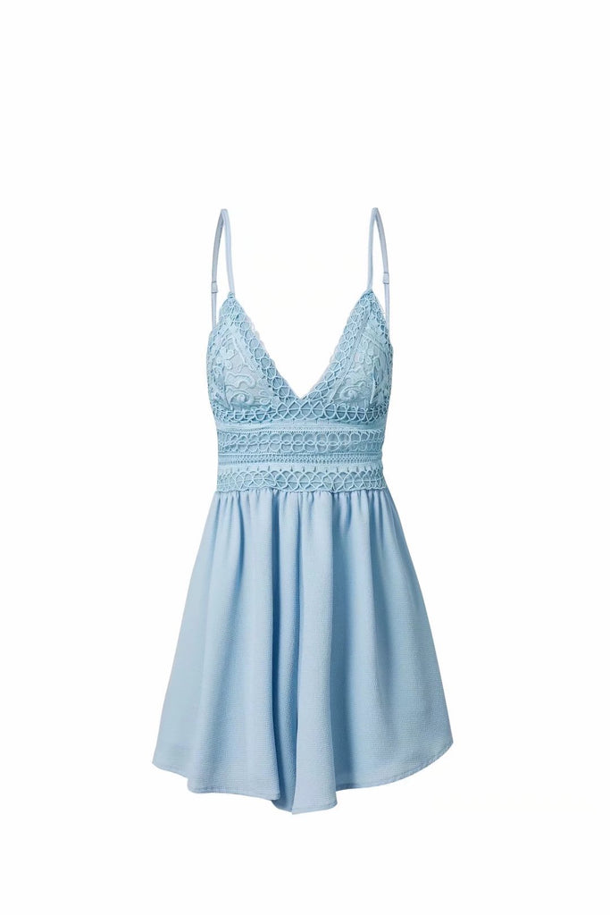 Women's Lace Halter Jumpsuit