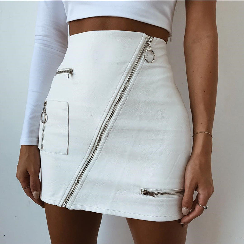 Women'S Sexy Zipper Bag Hip Skirt