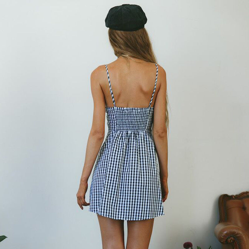 Fashion Women'S Sling Chiffon Princess Dress