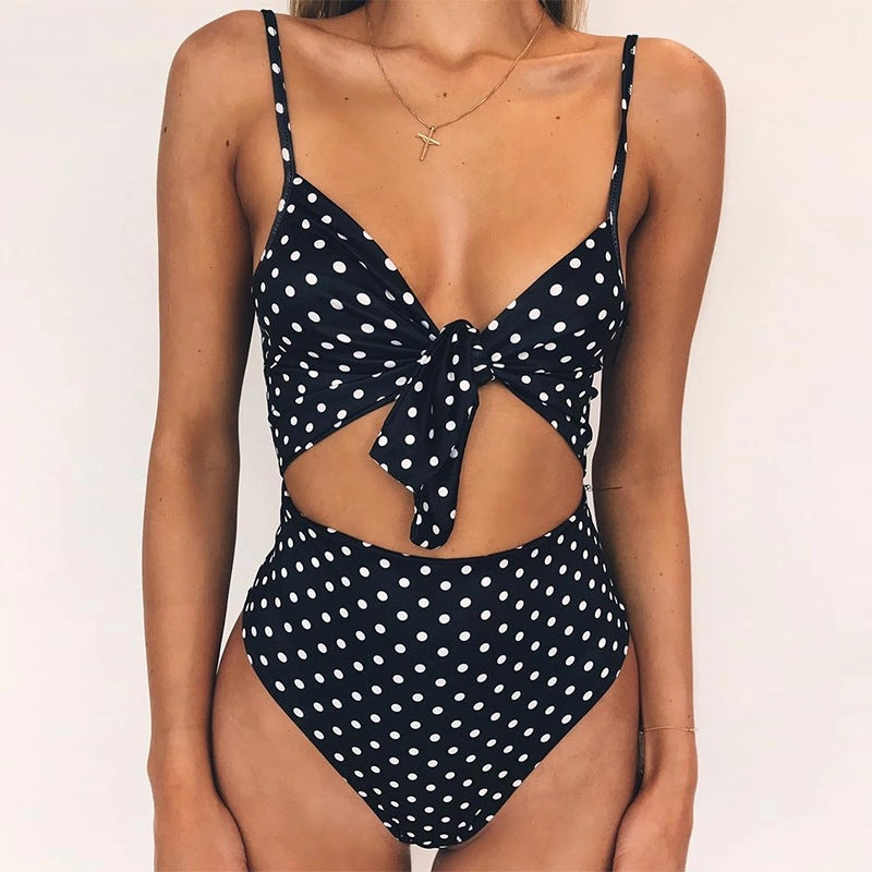 Womens Sexy Beach Sleeveless One Piece Swimwear