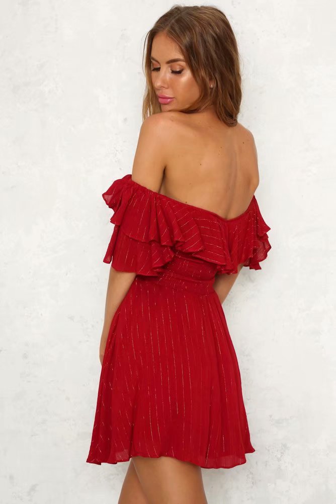 Fashion Sexy Short Sleeve Dress