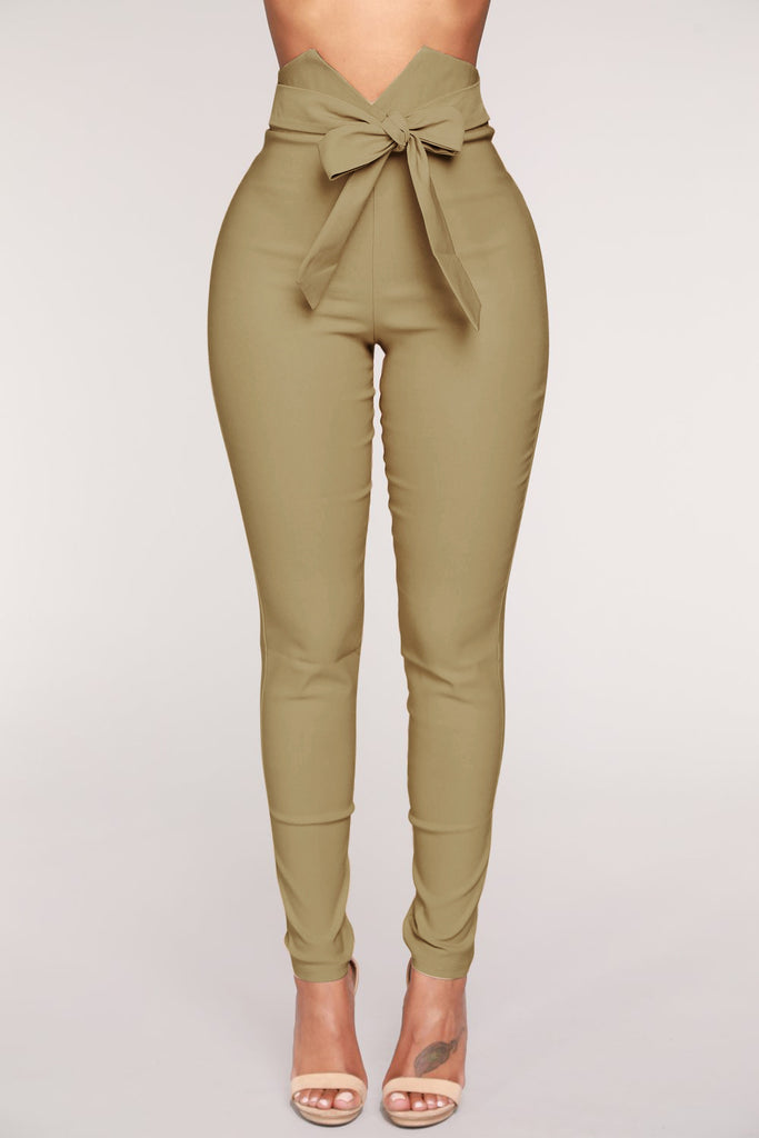 Slim Sexy Bowknot Pants