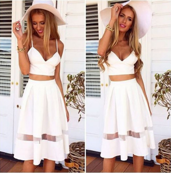 STITCHING LACE DRESS