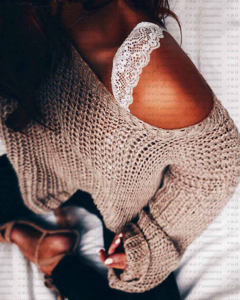 Fashion Casual Loose Knitted Sweaters