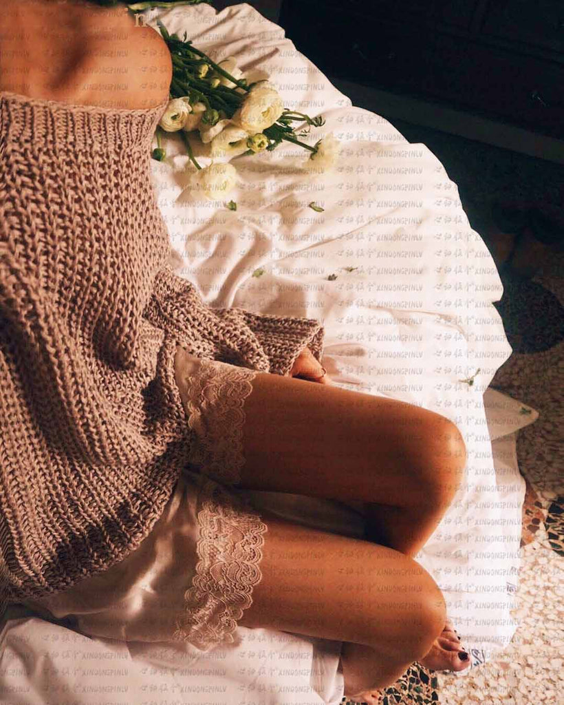 Fashion Casual Loose Knitted Sweaters