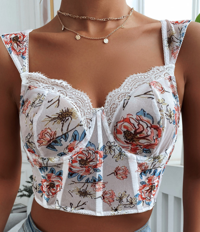 Fashion Lace Sleeveless Top