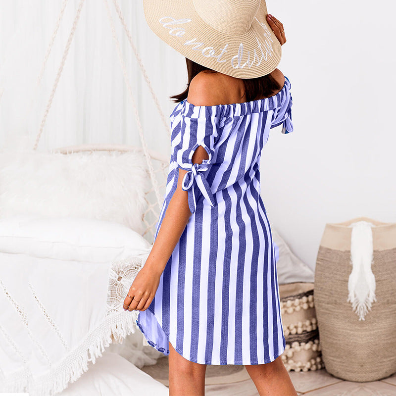 Women's Stripes Princess Dress