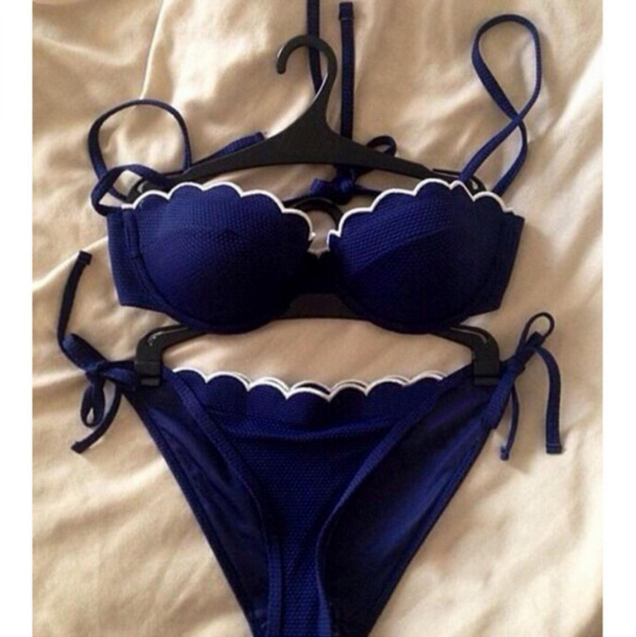 Sexy blue bikini Swimwear