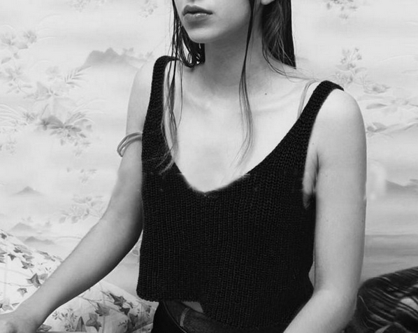 Loose knit camisole shirt