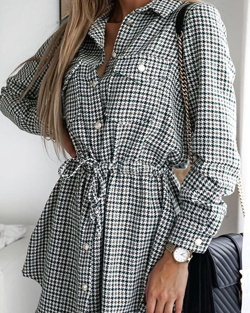 Casual Women Long Sleeve Dress