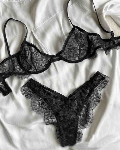 Sexy Lace Embroidery Underwear
