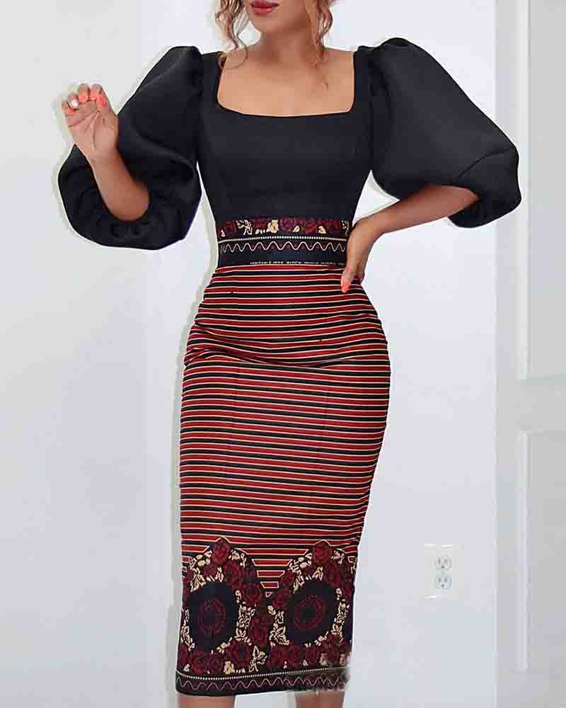 Fashion Printed Dress