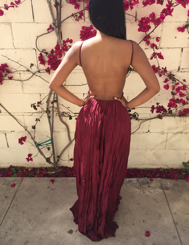 Fashion Sexy V-neck lace stitching chiffon dress