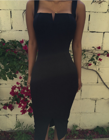 Tight-Fitting Sling Sleeveless Dress