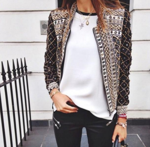 Casual Fashion Women's Long Sleeve Print Top