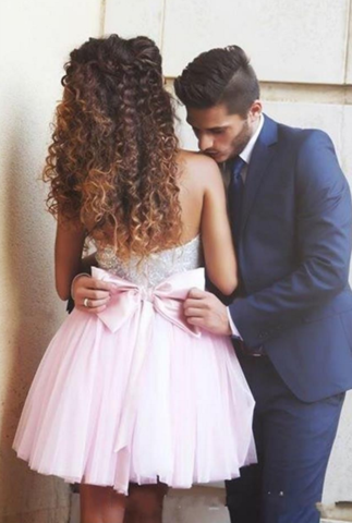 SEXY SEQUINED BOWKNOT HIGH WAIST DRESS