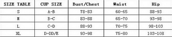 fashion split bikini swimsuit