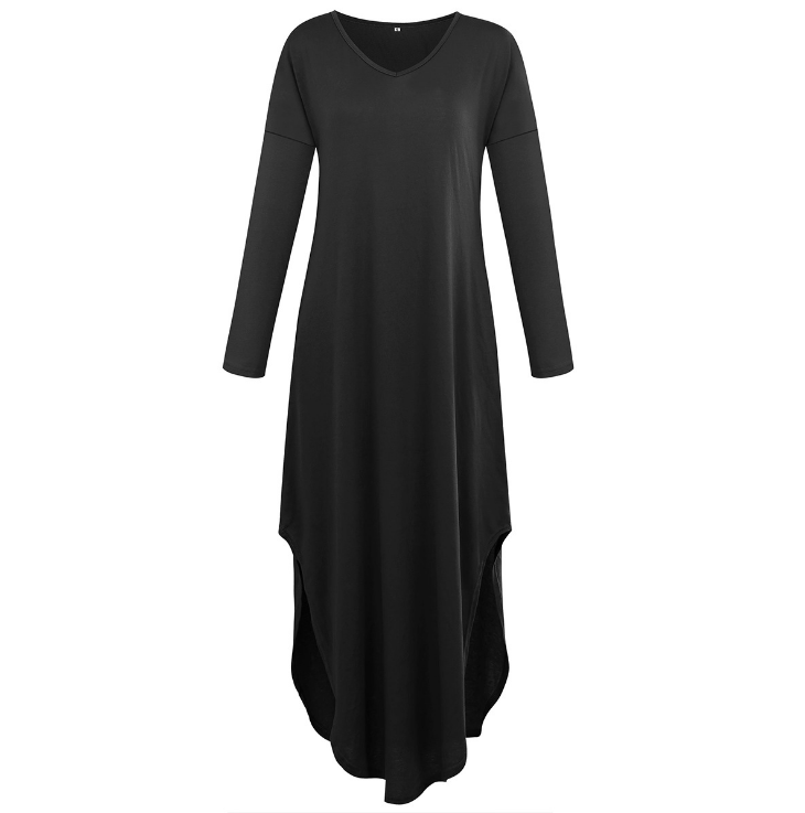 Loose Long Sleeve Maxi Dress